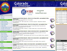 Tablet Screenshot of coloradocricket.org